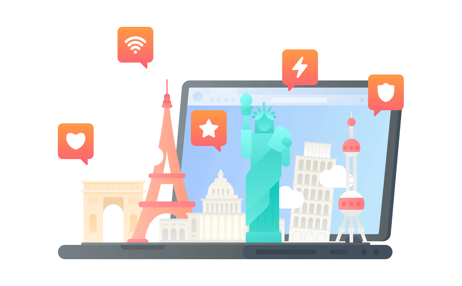 在法国南部地区连接到中国vpn - 天空乐享